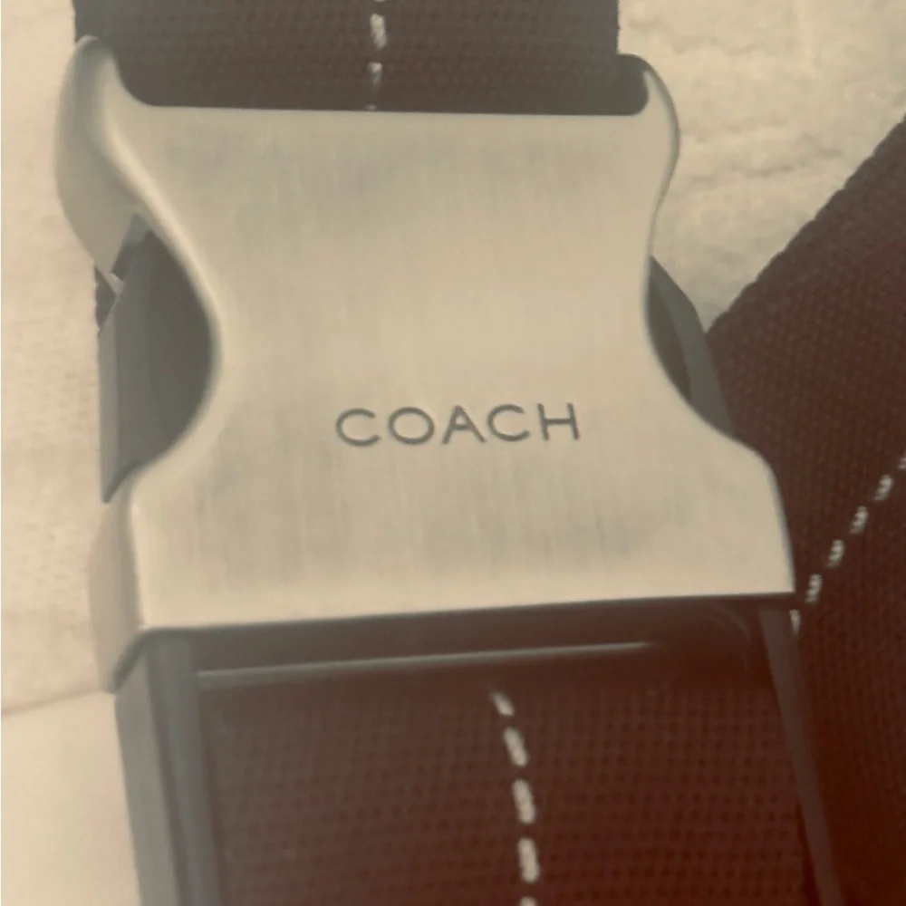 Coach “Varik” Unisex Crossbody/Messenger  Bag in Burnt Orange Color - Picture 10 of 13
